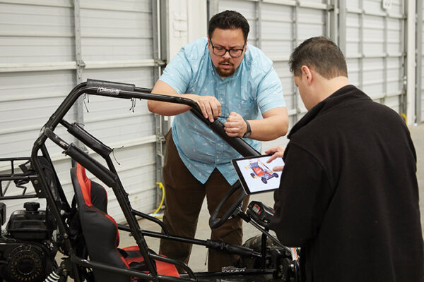 BILT instruction designers create 3D instructions that can be manipulated for clarity.