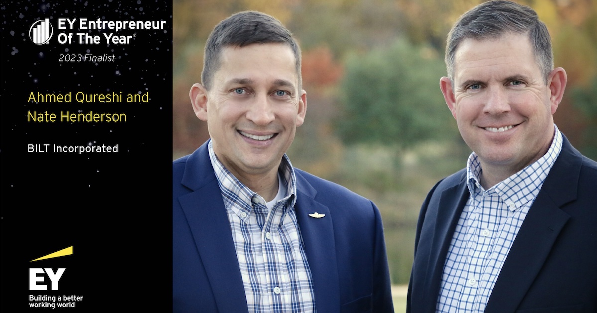 EY Names BILT CoFounders Finalists for Entrepreneur Of The Year